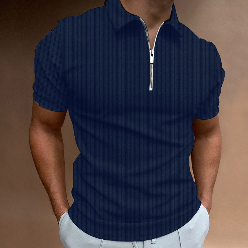Classy© Slim Fit Striped Polo Shirt
